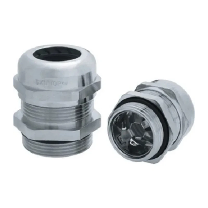 Lapp SKINTOP Series Nickel Plated Brass Cable Gland M25 Thread Size 9-16.5mm Cable Diameter 52103330+53112640