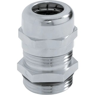 Lapp SKINTOP Series Cable Gland M12 Thread Size for 3.5 to 7mm Cable Diameter, Nickel-Plated Brass, IP68 52103000+53112000
