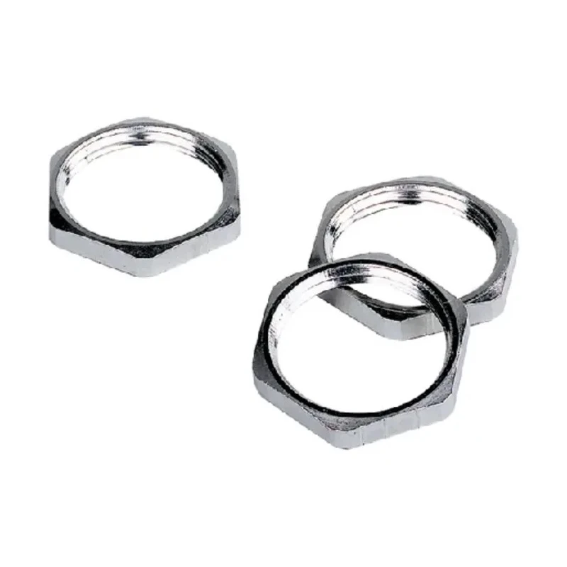 Lapp SKINTOP Series Cable Gland M12 Thread Size for 3.5 to 7mm Cable Diameter, Nickel-Plated Brass, IP68 52103000+53112000