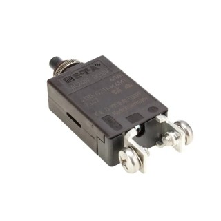 ETA High Performance Thermal Circuit Breaker 40A Current Rating 1-Pole Panel Mount with Thermal Reset 4130-G211-K4M1-40A