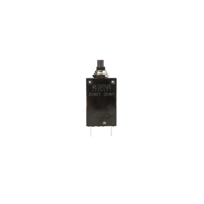 ETA Thermal Overcurrent Circuit Breaker 1-Pole, 20A Current Rating, Panel Mount 2-5700-IG1-P10-DD-000040-20A