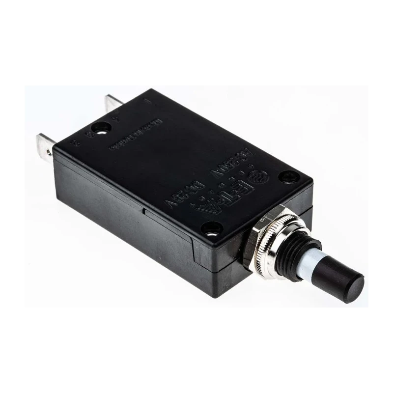 ETA Thermal Overcurrent Circuit Breaker Panel Mount 2.5A Current Rating 1-Pole 250V AC 50V DC 2-5700-IG1-P10-DD-000040-2.5A