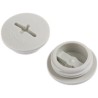 Lapp Cable Gland Blanking Plug, M20 Thread, Fibreglass Reinforced Polyamide, 24 mm Diameter, IP54, -40°C to 100°C 52006120