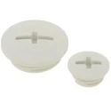 Lapp Cable Gland Blanking Plug, M20 Thread, Fibreglass Reinforced Polyamide, 24 mm Diameter, IP54, -40°C to 100°C 52006120