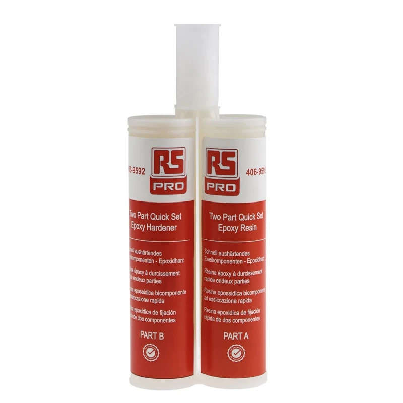 ITW Devcon RS PRO Quick Setting Epoxy Adhesive Dual Cartridge Liquid, 200 ml 406-9592