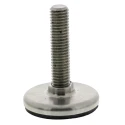 Nu-Tech Engineering M10 40 mm Dia. Adjustable Foot Stainless Steel Base 600 kg Static Load Capacity A300/003