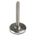 Nu-Tech Engineering Stainless Steel Adjustable Foot M8 Thread 40 mm Base Diameter 72 mm Overall Height A300/002