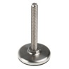 Nu-Tech Engineering Stainless Steel Adjustable Foot M8 Thread 40 mm Base Diameter 72 mm Overall Height A300/002