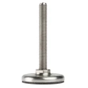 Nu-Tech Engineering Stainless Steel Adjustable Foot M8 Thread 40 mm Base Diameter 72 mm Overall Height A300/002