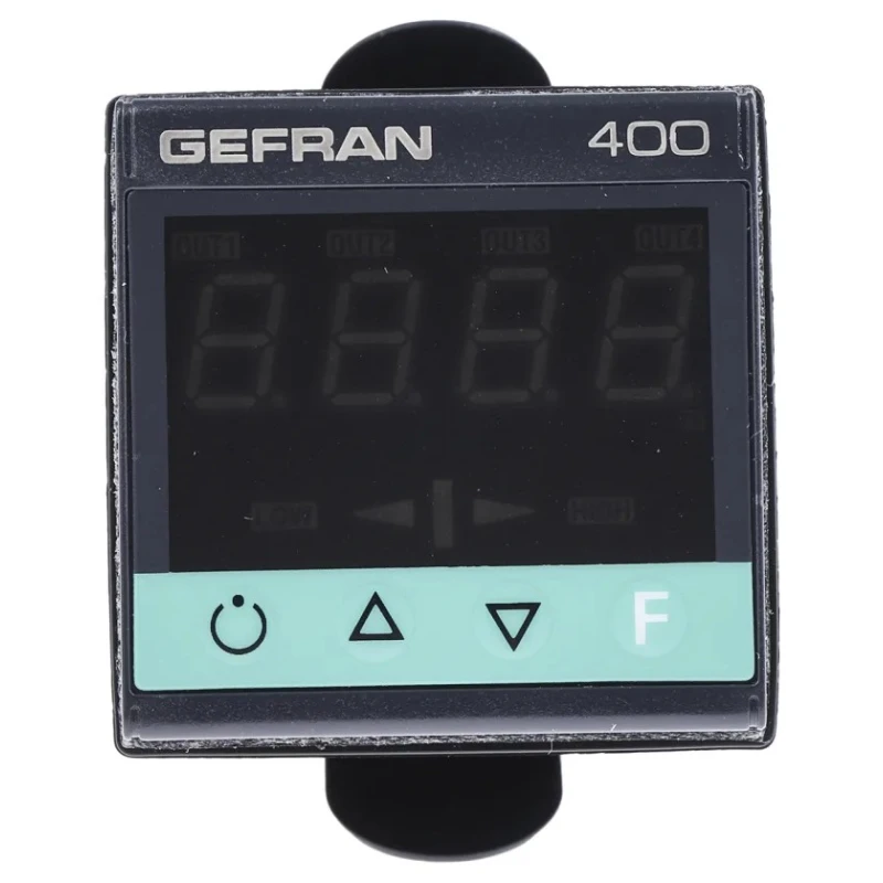 Gefran DIN Rail PID Temperature Controller 1 Input 2 Output Relay 240V ac On-Off 400-RR-1-000
