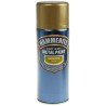 Hammerite Spray Paint 400 ml Gold Smooth Direct To Rust Metal Paint Aerosol 5092831