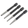 Eclipse 4-Piece Centre Punch Set, 3.18mm Shank Diameter, 100mm Overall Length, 90° Point Angle 351WRS