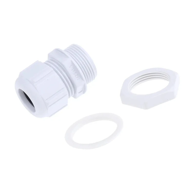 Spelsberg KVR Series White Polyamide Cable Gland M25 Thread Size, 7 mm Min. Cable Diameter, 16 mm Max. Cable 22842501