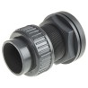 Georg Fischer Plastic Pipe Fitting Straight Press Fit Tank Adapter 50 mm 2-1/4 in 161050250