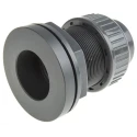 Georg Fischer Plastic Pipe Fitting Straight Press Fit Tank Adapter 50 mm 2-1/4 in 161050250