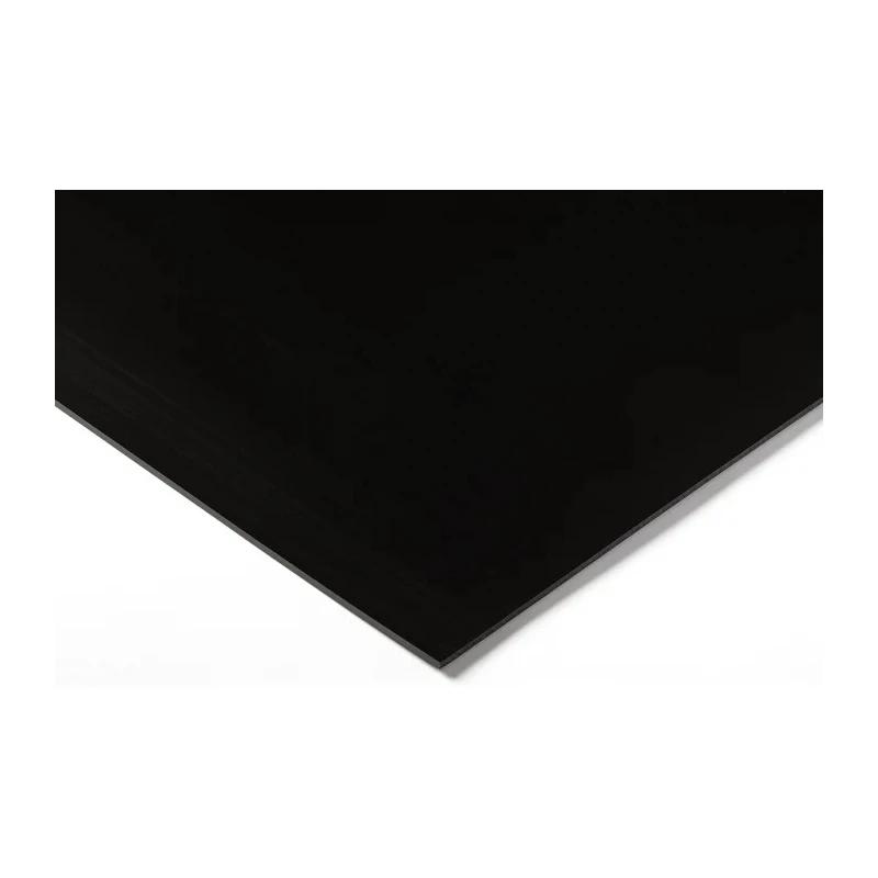 RS PRO Black High Density Polyethylene Plastic Sheet 500 mm x 500 mm x 30 mm 408-3885
