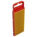 HellermannTyton Snap-On Pre-Printed Cable Marker Black Legend Yellow Marker for 2-2.8mm Cable Diameter WIC1
