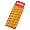 HellermannTyton Snap-On Pre-Printed Cable Marker, Black Legend, Yellow Polyamide, 2 mm to 2.8 mm Cable Diameter WIC1