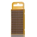 HellermannTyton WIC3 Snap-On Cable Marker White Pre-Printed "1" for 4.3 to 5.3 mm Cable Diameter PA66 Material France WIC3