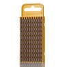 HellermannTyton WIC3 Snap-On Cable Marker White Pre-Printed "1" for 4.3 to 5.3 mm Cable Diameter PA66 Material France WIC3