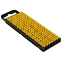 HellermannTyton Pre-Printed Snap-On Cable Marker for 2.8-3.8 mm Cable Diameter, Polyamide, Vibration Resistant WIC2