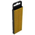 HellermannTyton Pre-Printed Snap-On Cable Marker for 2.8-3.8 mm Cable Diameter, Polyamide, Vibration Resistant WIC2