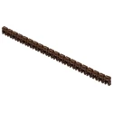 HellermannTyton Snap-On Pre-Printed Cable Marker White Legend "1" for 2.8 to 3.8 mm Cable Diameter Polyamide 66 WIC2