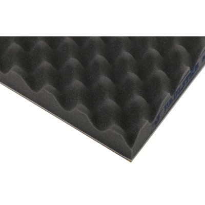 Paulstra Hutchinson Adhesive Backing Polyurethane Foam Acoustic Insulation 700 mm x 500 mm x 50 mm 408-8234