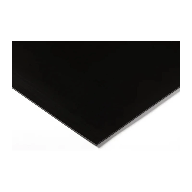 RS PRO Black High Density Polyethylene Plastic Sheet 500 mm x 500 mm x 25 mm 408-3879