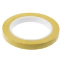 RS PRO Yellow Polyester Film Electrical Tape 12mm x 66m, Breakdown Voltage 4500V, Rubber Resin Adhesive 408-9489