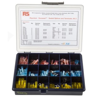 TE Connectivity Heat Shrink Terminal and Splices DuraSeal Service and Repair Crimp Terminal Kit DS-MIXT-05-RSU