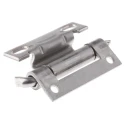 Pinet Stainless Steel Raw Concealed Hinge with Barrel Pin 60mm x 32mm x 2.5mm 62-A-3572
