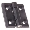 Pinet Black Polyamide Butt Hinge, Screw Fixing, 50mm x 50mm x 6mm 54-A-3030
