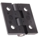 Pinet Black Polyamide Butt Hinge, Screw Fixing, 50mm x 50mm x 6mm 54-A-3030