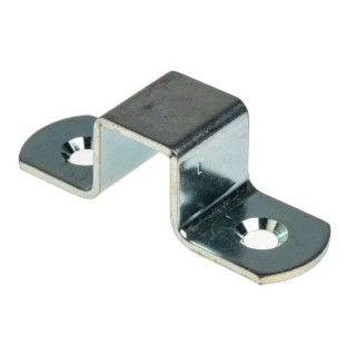 RS PRO Steel Zinc Plated Catch for Pinet Steel Door Bolt 70 mm 19mm 407-7199