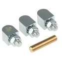 Pinet Steel Block Hinge Bolt-On Fixing 49mm x 16mm x 16mm 407-7278