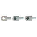 Pinet Steel Block Hinge Bolt-On Fixing 49mm x 16mm x 16mm 407-7278