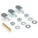 Pinet Steel Block Hinge Bolt-On Fixing 49mm x 16mm x 16mm 407-7278