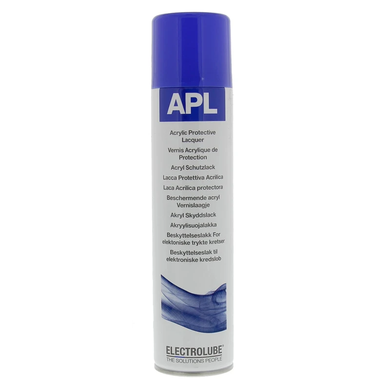 Electrolube Transparent Acrylic Resin Conformal Coating 400 ml Aerosol -55 °C to 125 °C APL400H