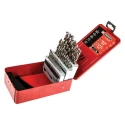 Facom 32-Piece Twist Drill Bit Set for Metal, 1 mm Min, 10.5 mm Max, HSS Bits 222A.TJ32