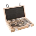 RS PRO Steel Metric Gauge Block Set, 47 Piece, Heat Treated with UKAS 5 Point Calibration Certificate 409-2312