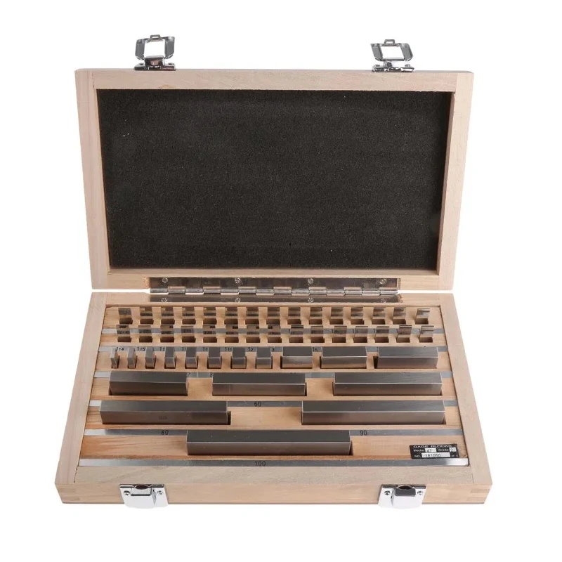 RS PRO Steel Metric Gauge Block Set, 47 Piece, Heat Treated with UKAS 5 Point Calibration Certificate 409-2312