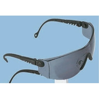 North Safety Glasses OP-TEMA Polycarbonate Lens Anti-Scratch Grey Black Nylon Frame 1000017