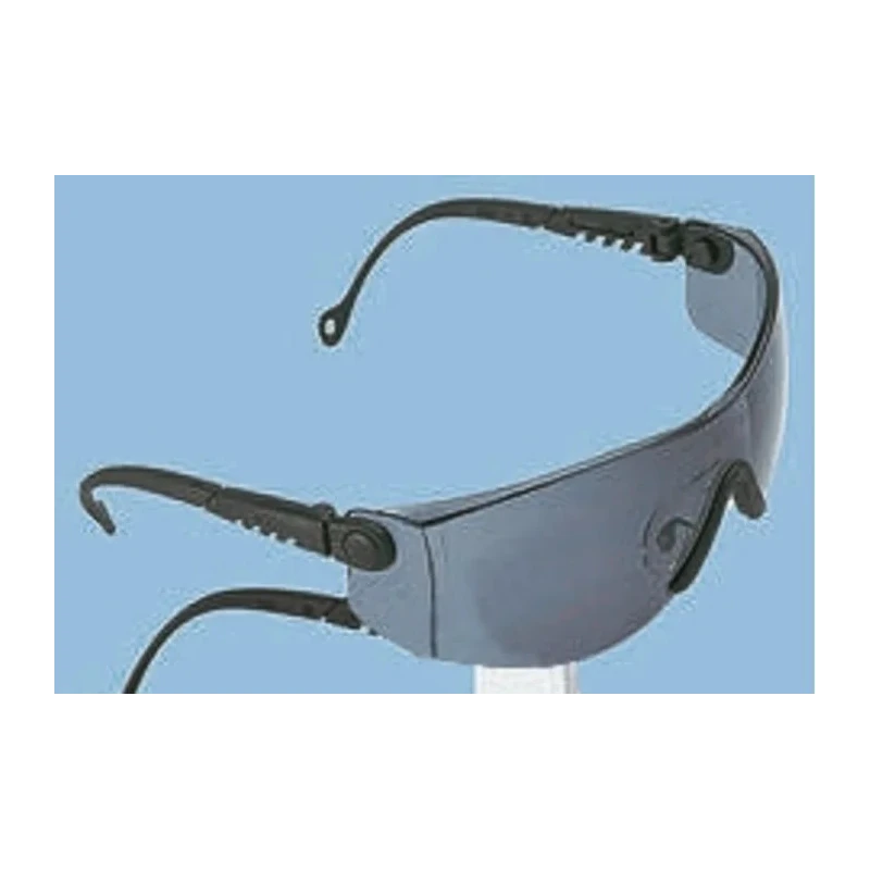 North Safety Glasses OP-TEMA Polycarbonate Lens Anti-Scratch Grey Black Nylon Frame 1000017