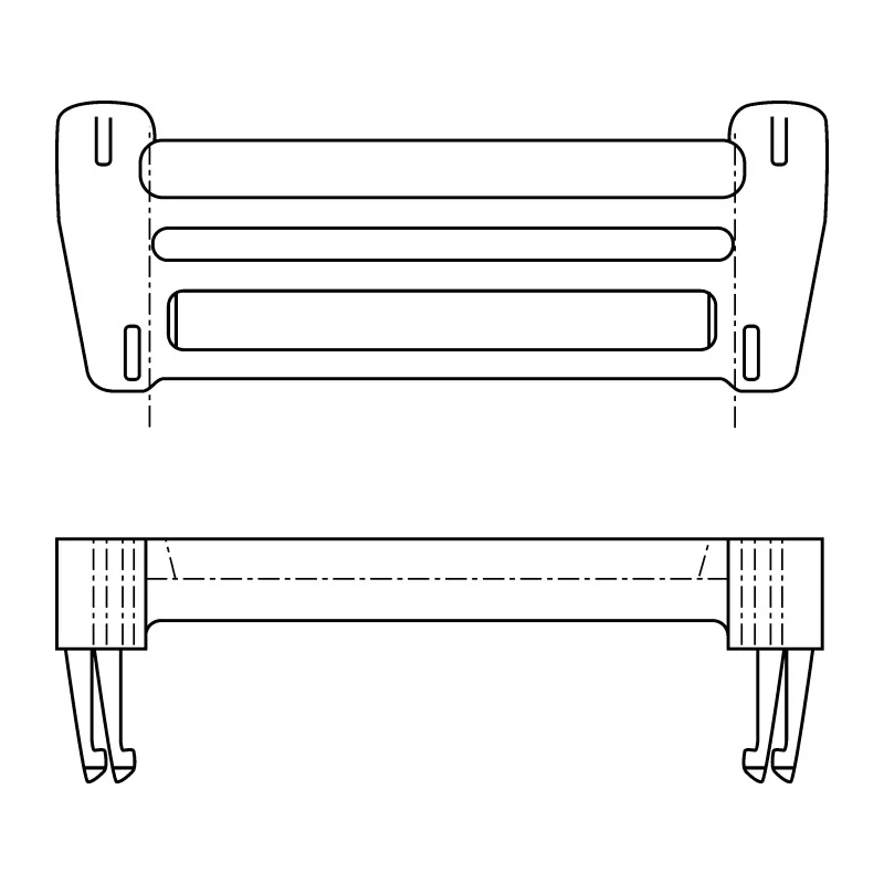 TE Connectivity HDF Series Blanking Plate for Use with 37 Way D-Sub Connector 747275-1