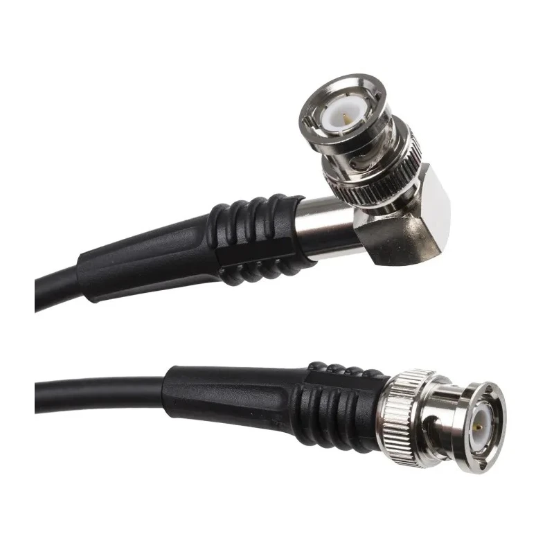 TE Connectivity 1 m RG58 Coaxial Cable 50 Ω Black BNC Series Terminated RG58