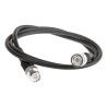 TE Connectivity BNC Series 1 m RG58 50 Ω Black Terminated Coaxial Cable