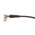 TE Connectivity BNC Series RG58 Coaxial Cable 50 Ω, 250 mm Length, Black PVC Jacket, Terminated 