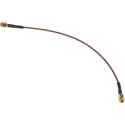 TE Connectivity SMA Series 250 mm RG316 Coaxial Cable 50 Ω Black Terminated RG316