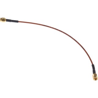 TE Connectivity SMA Series 250 mm RG316 Coaxial Cable 50 Ω Black Terminated RG316